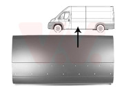 1651107 boční plech (vysoký 71 cm, délka 140 cm) L 1651107 VAN WEZEL