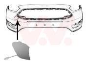 1947587 krytka otvoru tažného háku předního nárazníku 1947587 VAN WEZEL