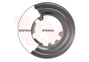 2812373 VAN WEZEL prachový štít zadního brzdového kotouče  L 2812373 VAN WEZEL