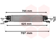 37004420 intercooler 1.3CDTi 55kW (±AC) [450*100*53] 37004420 VAN WEZEL