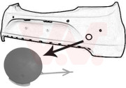 3852557 krytka otvoru tažného háku zadního nárazníku pro lak 4/5dv. 3852557 VAN WEZEL