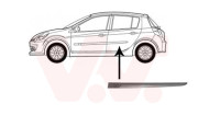 4331425 boční lišta zadních dveří černá 5dv./Kombi L VAN WEZEL