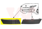 4377582 lišta předního nárazníku s otvorem pro tažný hák (ne Coupé) P 4377582 VAN WEZEL