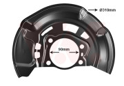 5470371 prachový štít předního brzdového kotouče  L 5470371 VAN WEZEL