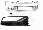 5814594 mřížka do předního nárazníku s otvorem pro mlhovku, s chromovou lištou (Comfortline) P 5814594 VAN WEZEL