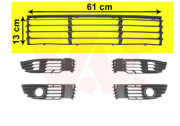 5837590 mřížka do předního nárazníku střed 5837590 VAN WEZEL