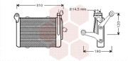 06003255 chladič oleje 2.5TD (±AUT±AC), 2.5TDS (±AUT±AC) [240*193*30] 06003255 VAN WEZEL