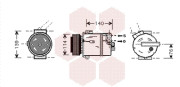 3700K451 kompresor klimatizace 1.8i 16V (±AUT) 3700K451 VAN WEZEL