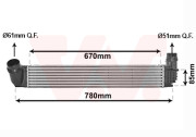 43014702 intercooler 1.6DCi 43014702 VAN WEZEL
