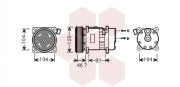 5800K309 Kompresor, klimatizace VAN WEZEL