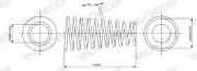 SP4109 Pružina podvozku MONROE ORIGINAL (Gas Technology) MONROE