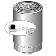 LS836 Olejový filtr PURFLUX