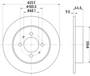 92079903 Brzdový kotouč PRO TEXTAR