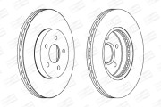 562180CH Brzdový kotouč CHAMPION