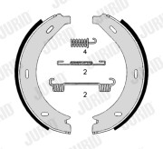362652J Sada brzdových čelistí JURID