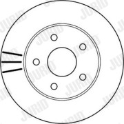 562147JC Brzdový kotouč JURID