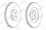 562389JC Brzdový kotouč JURID
