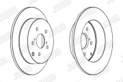 562415JC Brzdový kotouč JURID