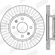 562427JC Brzdový kotouč JURID