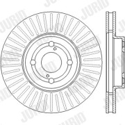 562435JC Brzdový kotouč JURID