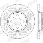 562452JC Brzdový kotouč JURID