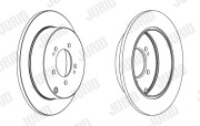562527JC JURID brzdový kotúč 562527JC JURID