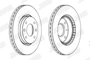 562734JC Brzdový kotouč JURID