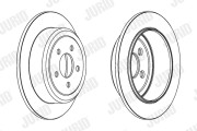 562917JC Brzdový kotouč JURID