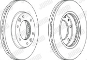 563006JC Brzdový kotouč JURID