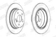 563040JC Brzdový kotouč JURID