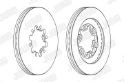 563060JC Brzdový kotouč JURID