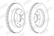 563077JC Brzdový kotouč JURID