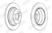 563079JC Brzdový kotouč JURID