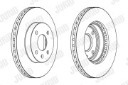 563081JC JURID brzdový kotúč 563081JC JURID
