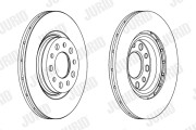 563085JC Brzdový kotouč JURID