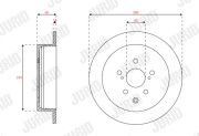 563493JC Brzdový kotouč JURID
