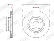 563620JC JURID brzdový kotúč 563620JC JURID
