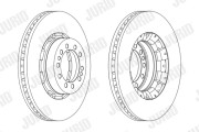 567952J Brzdový kotouč JURID