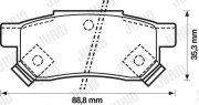 571977J Brzdové destičky JURID