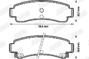 572155J Brzdové destičky JURID