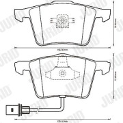 573198J Brzdové destičky JURID