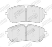 574202J Sada brzdových destiček, kotoučová brzda JURID