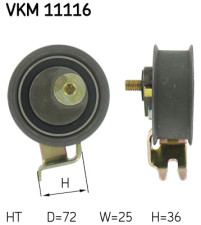 VKM 11116 Napínací kladka, ozubený řemen SKF