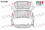 BL1014B2 Sada brzdových destiček, kotoučová brzda FTE