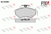 BL1035B3 FTE sada brzdových platničiek kotúčovej brzdy BL1035B3 FTE