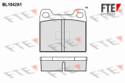 BL1042A1 FTE sada brzdových platničiek kotúčovej brzdy BL1042A1 FTE