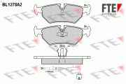 BL1278A2 Sada brzdových destiček, kotoučová brzda FTE