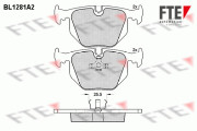 BL1281A2 Sada brzdových destiček, kotoučová brzda FTE