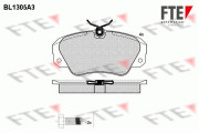 BL1305A3 FTE sada brzdových platničiek kotúčovej brzdy BL1305A3 FTE