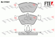 BL1316A1 Sada brzdových destiček, kotoučová brzda FTE